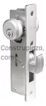 Cerradura de embutir pico de lora satinado Serie A24 Yale 16332