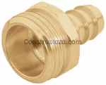 Acople para manguera macho de laton solido 1/2" Truper CM-1/2B / 12702 