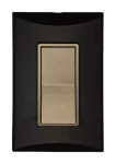 Interruptor 4 vias 15A 110V negro Plata Eagle 1013-BK