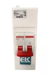 Breaker 2 polos 50A con caja para interior de parche