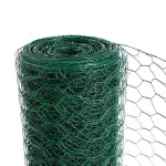 Cedazo malla revestida PVC hexagonal 1/2 x 1/2 x 36" (0.90 metros) x 20 metros