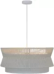 Lampara colgante E27 60W 100-240V (600 x 262 mm) blanco con hilo crudo Gaia Blumenau 876000-71
