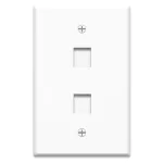 Placa 2 modulos blanca On-Q Legrand WP3402WH