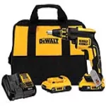 Atornillador para gypsum 1/4" inalambrico 20V Dewalt DCF630D2 (incluye cargador y 2 baterias 2Ah) (sust. DCF620D2)