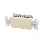 Interruptor doble 15A 220V marfil Decor Eagle UL3282-V