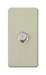 Conector para TV coaxial marfil Eagle UL2162-V
