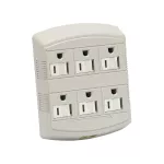 Convertidor polarizado 1 a 6 tomas 15A 110V Eagle 1146