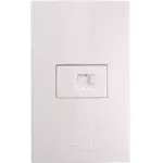 Conector para telefono RJ11 blanco T&J Eagle 8008-W