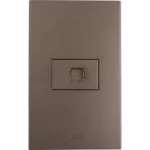 Conector para telefono RJ11 negro T&J Eagle 8008-BK