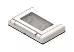Placa para intemperie con dos tomas blanca T&J Eagle IPW553