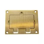 Cubierta rectangular de bronce GFCI Omnibox Legrand 828GFITC