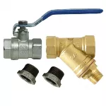 Filtro para sarro y sedimento con llave de purga Coflex PF-B205