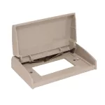 Placa para intemperie tomacorriente doble gris Pass&Seymour Legrand 3726SC
