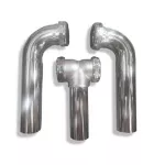 Sifon para fregadero doble 38 mm (1-1/2") metalico de pared CBT-1211216