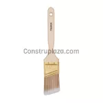 Brocha con mango de madera de cerda sintentica corte angular 2" Truper BRT-2AS / 13339 