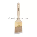 Brocha con mango de madera de cerda sintentica corte angular 3" Truper BRT-3AS / 13341 
