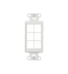 Soporte de 6 puertos blanco Radiant Legrand WP3416WH