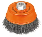Cepillo copa liso para esmeriladora 5” x 5/8" Truper CO-512X / 17533 