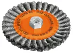 Cepillo trenzado circular para esmeriladora 6” (calibre 0.5 mm) Truper CATR-6E / 11597 