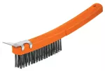 Cepillo de alambre acero al carbono con espatula (30 x 3 cm) Truper CEA-18E / 11539 