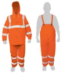 Capa impermeable reflejante naranja Truper TRA-NAR-XL / 17410 (talla XL)