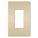 Placa plastica sin tornillos marfil mate Radiant Legrand RWP26I