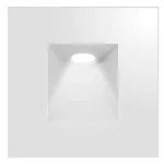Lampara empotrada en pared cuadrada LED 3W 100-240V 3000K blanco Cyrano Tecnolite ETLLED-002/30/B