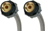 Tubo de abasto para inodoro 1/2" FIP x 1/2" FIP 50 cm (20") Click Seal Fluidmaster B4F20CS