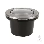 Lampara empotrada en piso redonda G53 50W 100-240V IP55 satinado Cuenca II Tecnolite H-615/S