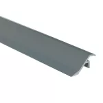 Perfil reduccion de aluminio 8-13 mm x 2.5 metros plata mate (#13) Novonivel 3 Emac NVA313