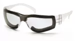 Anteojo de seguridad Intruder con lente transparente anti-empaño y espuma Pyramex S4110STFP