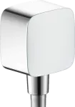 Salida de agua pared para regadera telefono con valvula anti-retorno cromo FixFit Hansgrohe 26457000