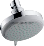 Cabeza de ducha redonda cromo Croma 100 Hansgrohe 27441000