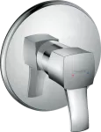 Mezclador para ducha monomando sin desviador cromo Metropol Classic Hansgrohe 31365000 (NO incluye cuerpo interno)
