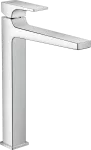 Griferia para lavatorio monomando alto 260 con vaciador push-open cromo Metropol Hansgrohe 32512000