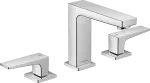 Griferia para lavatorio de 8" bajo 110 con vaciador push-open cromo Metropol Hansgrohe 32514000
