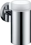 Porta cepillo de dientes para pared cromo Logis Hansgrohe 40518000