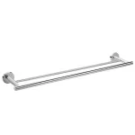 Toallero barra doble 600 mm cromo Logis Hansgrohe 41712000