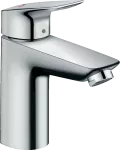 Griferia para lavatorio monomando bajo 100 CoolStart sin vaciador cromo Logis Hansgrohe 71103000