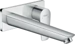 Griferia para lavatorio de pared caño de 225 mm cromo Talis E Hansgrohe 71734000 (NO incluye cuerpo interno)