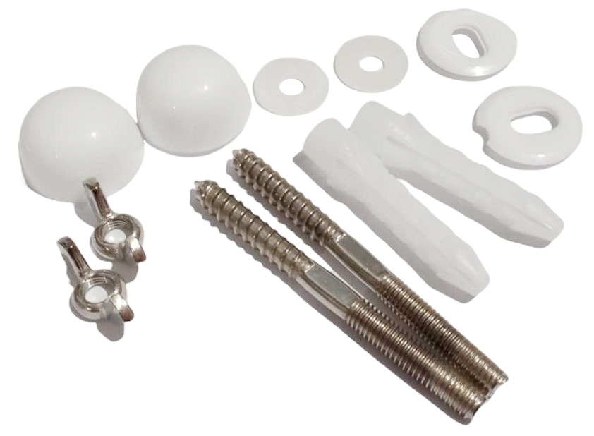 Bisagra Asiento Inodoro Tornillos Tapa WC Acero Inoxidable - Kit De 4 Piezas Con Arandelas Bisagras Tapa Wc Gala