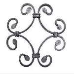 Roseta para hierro forjado 240 mm (ancho) x 240 mm (largo) 03.028