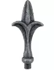 Punta de lanza para hierro forjado 130 mm (ancho) x 57 mm (largo) 13.041