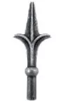 Punta de lanza para hierro forjado 130 mm (ancho) x 53 mm (largo) 13.045