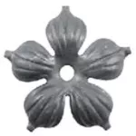 Flor decorativa para hierro forjado 90 mm 14.021