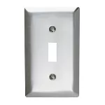 Placa de acero inoxidable 302/304L con tornillos Pass&Seymour Legrand SS1