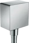 Salida de agua pared para regadera telefono con valvula anti-retorno cromo Fixfit Hansgrohe 26455000