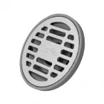 Drenaje redondo 10 cm plastico con rejilla salida de 50 mm (2") cromo Coflex PC-151