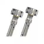 Tubo de abasto de acero para lavadora 3/4" NH x 3/4" NH 120 cm Coflex AW-A120