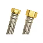 Tubo de abasto de acero para agua caliente 1/2" FIP x 3/4" FIP 80 cm Coflex AB-D80